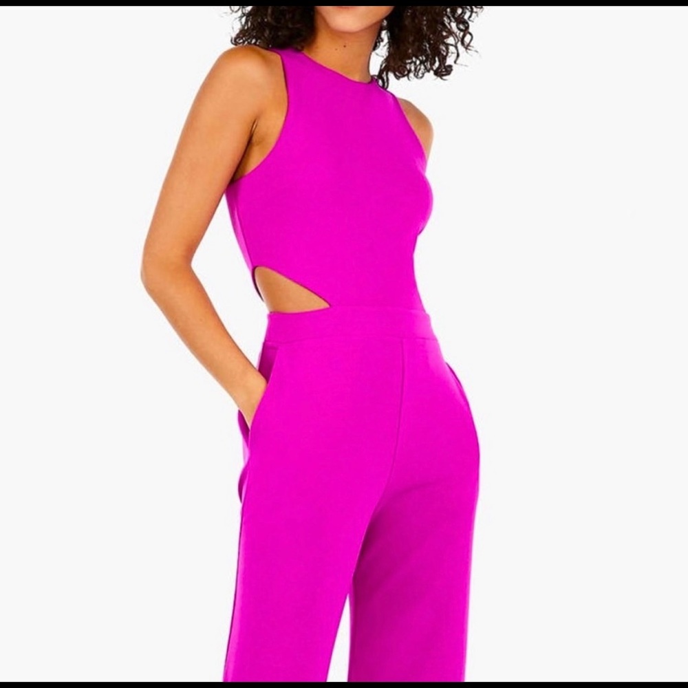 Express Fuchsia Jumpsuit